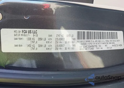 2019 Chrysler Pacifica Touring L from USA, damaged, VIN 2C4RC1BG4KR507765